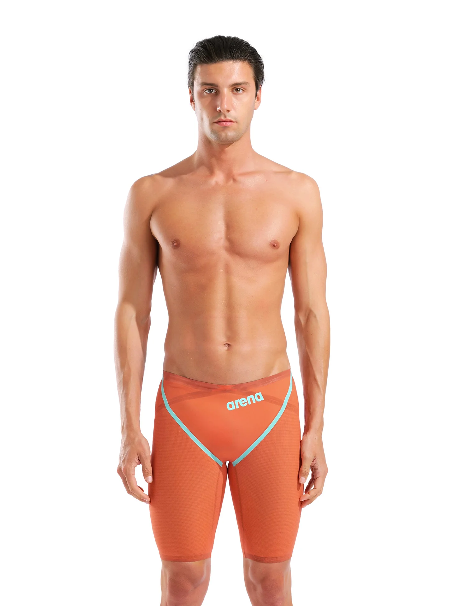 Maillot de compétition Powerskin Carbon Glide Jammer pour hommes E.L - Sunset Coral