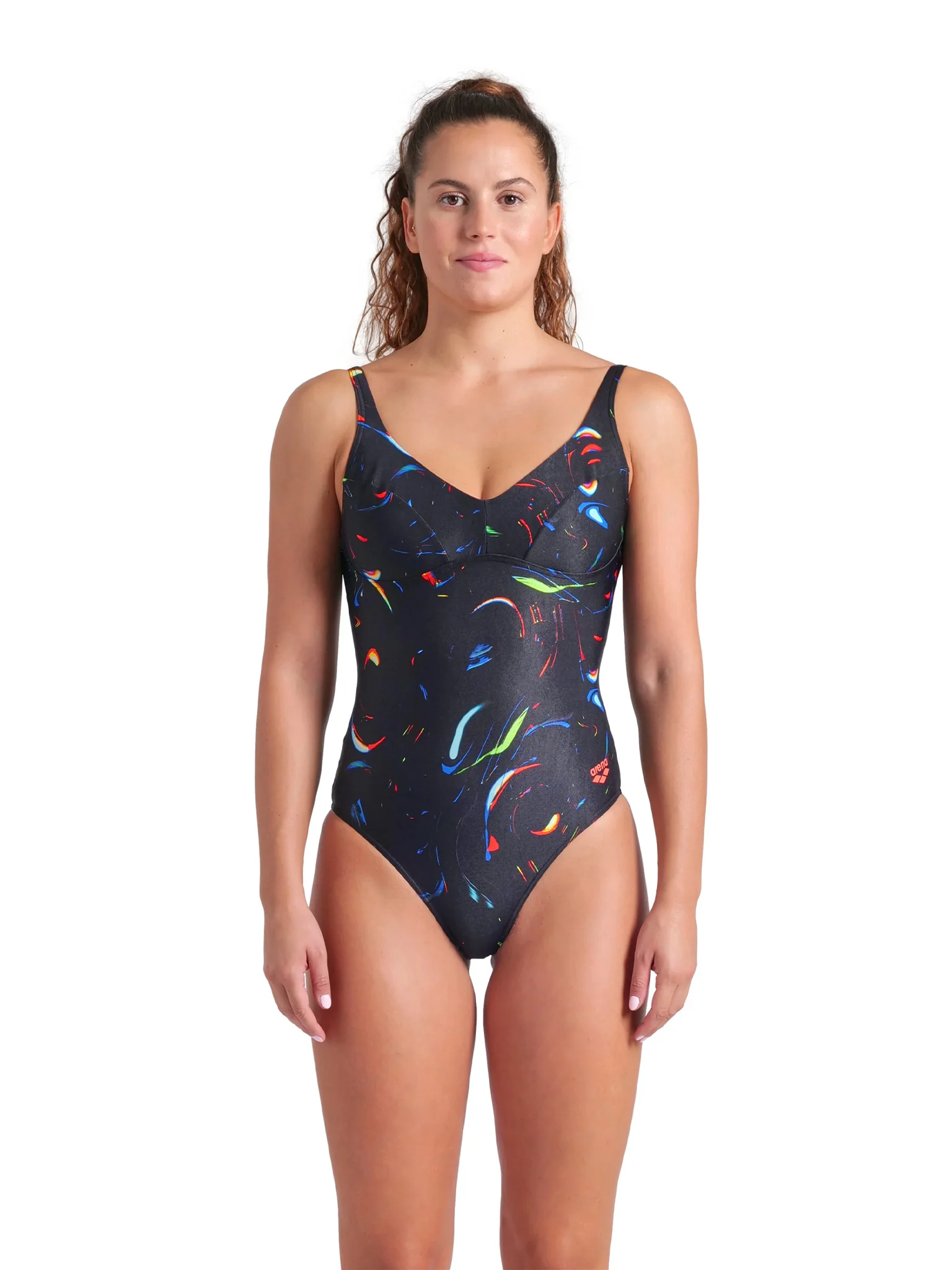 Maillot de bain une-pièce Abyss U Back pour femmes - Noir