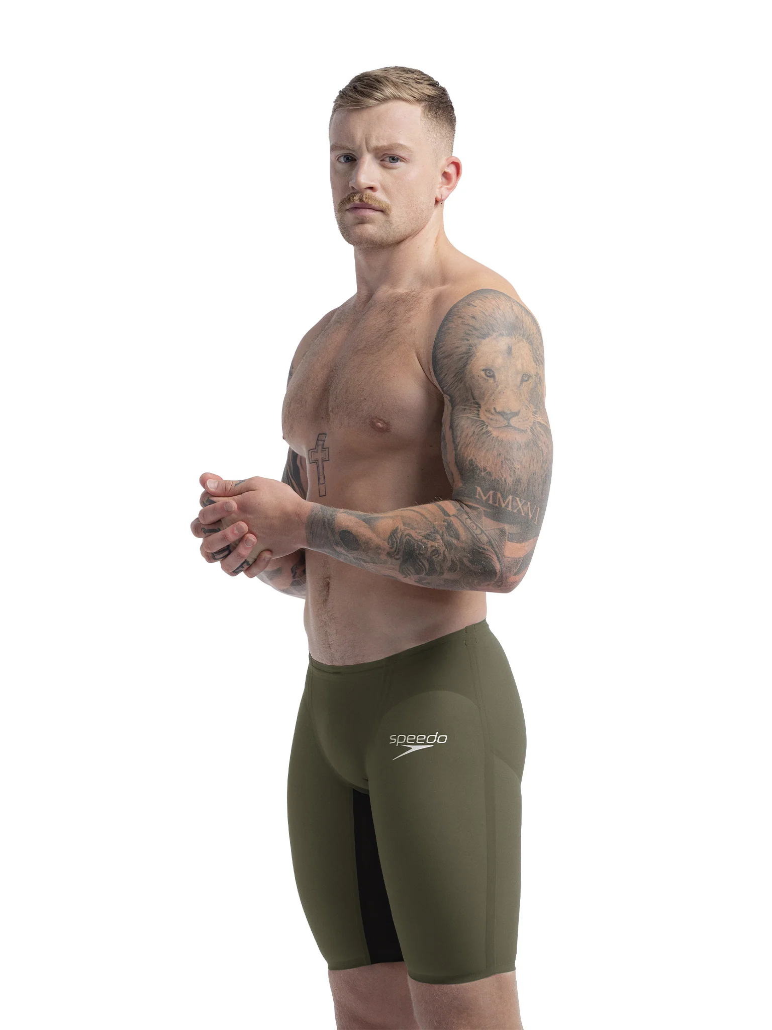 Maillot de compétition Fastskin LZR Pure Valor 2.0 Jammer pour hommes - Country Green – Image 2